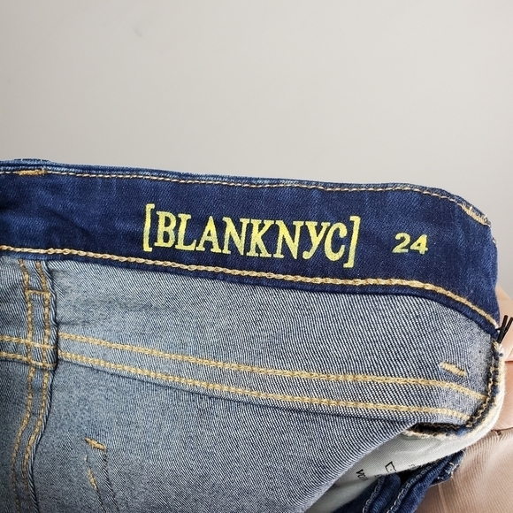 Blank NYC the Jukebox High Rise Skinny Jeans Blue 24 BNWT - Picture 7 of 8